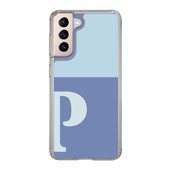 Slim Protection Case［ Original - initial two tone - P blue ］