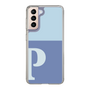 Slim Protection Case［ Original - initial two tone - P blue ］