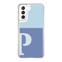 Slim Protection Case［ Original - initial two tone - P blue ］