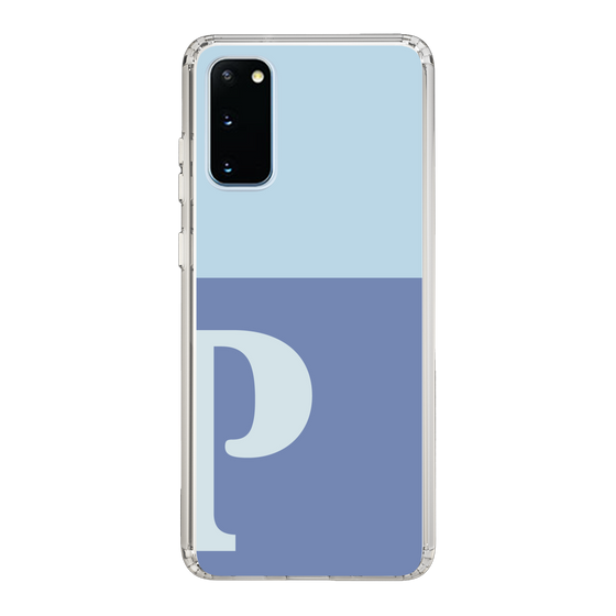 Slim Protection Case［ Original - initial two tone - P blue ］