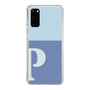 Slim Protection Case［ Original - initial two tone - P blue ］
