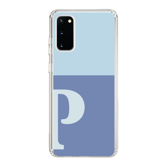 Slim Protection Case［ Original - initial two tone - P blue ］