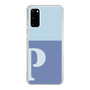 Slim Protection Case［ Original - initial two tone - P blue ］