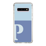 Slim Protection Case［ Original - initial two tone - P blue ］