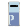 Slim Protection Case［ Original - initial two tone - P blue ］