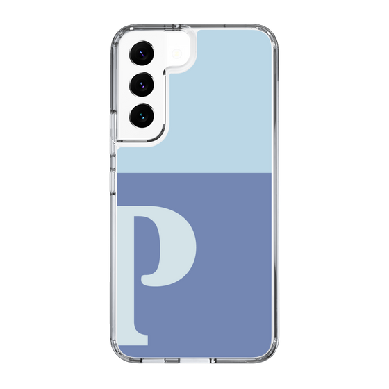 Slim Protection Case［ Original - initial two tone - P blue ］