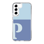 Slim Protection Case［ Original - initial two tone - P blue ］