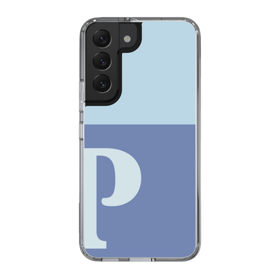 Slim Protection Case［ Original - initial two tone - P blue ］