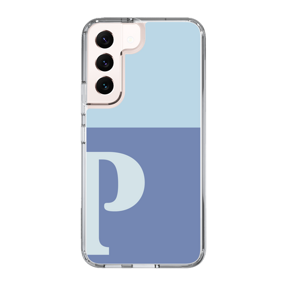 Slim Protection Case［ Original - initial two tone - P blue ］