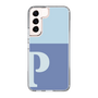 Slim Protection Case［ Original - initial two tone - P blue ］