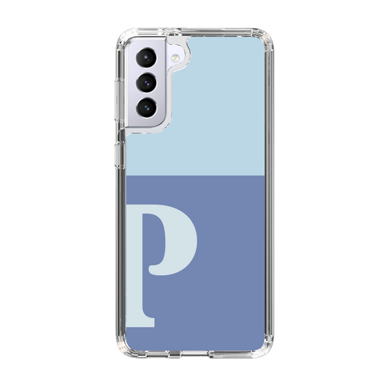 Slim Protection Case［ Original - initial two tone - P blue ］
