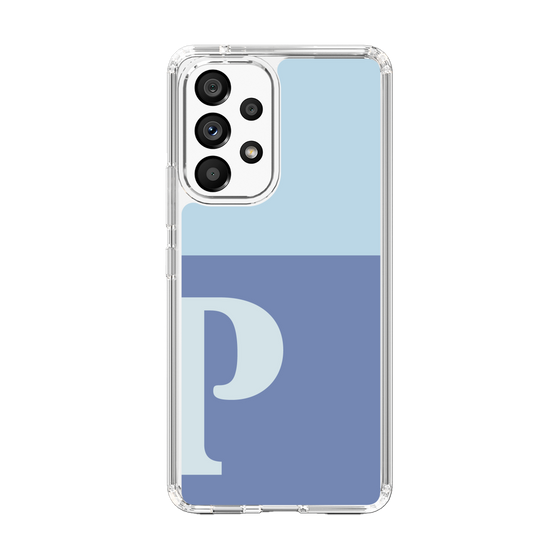 Slim Protection Case［ Original - initial two tone - P blue ］