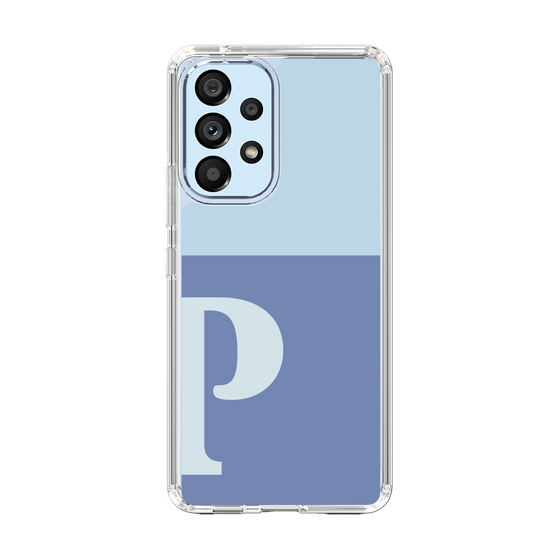 Slim Protection Case［ Original - initial two tone - P blue ］