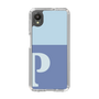 Slim Protection Case［ Original - initial two tone - P blue ］