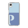 Slim Protection Case［ Original - initial two tone - P blue ］