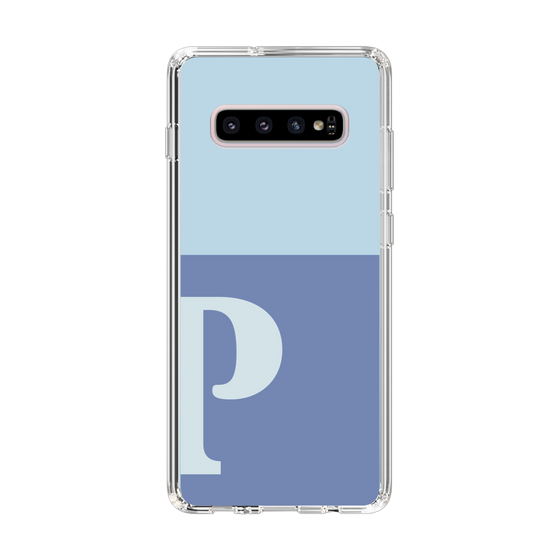 Slim Protection Case［ Original - initial two tone - P blue ］