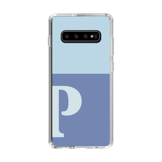 Slim Protection Case［ Original - initial two tone - P blue ］
