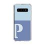 Slim Protection Case［ Original - initial two tone - P blue ］