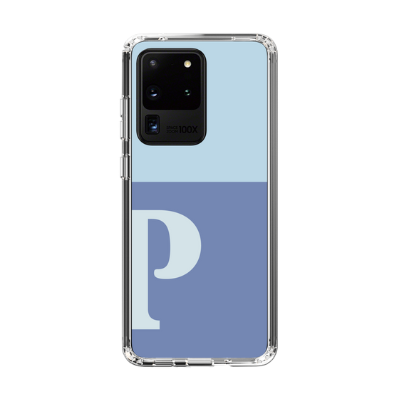 Slim Protection Case［ Original - initial two tone - P blue ］