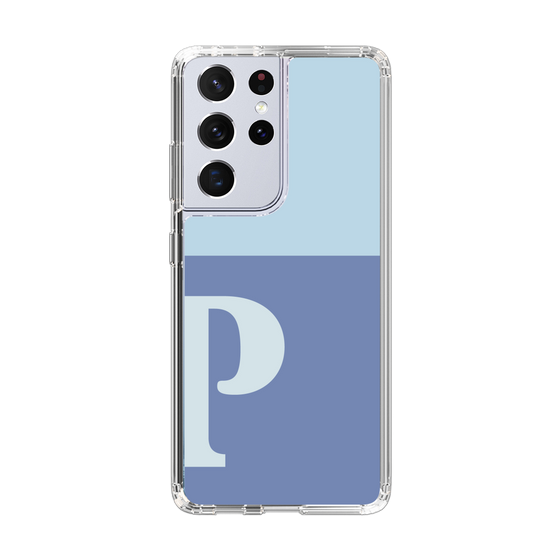 Slim Protection Case［ Original - initial two tone - P blue ］