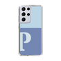Slim Protection Case［ Original - initial two tone - P blue ］
