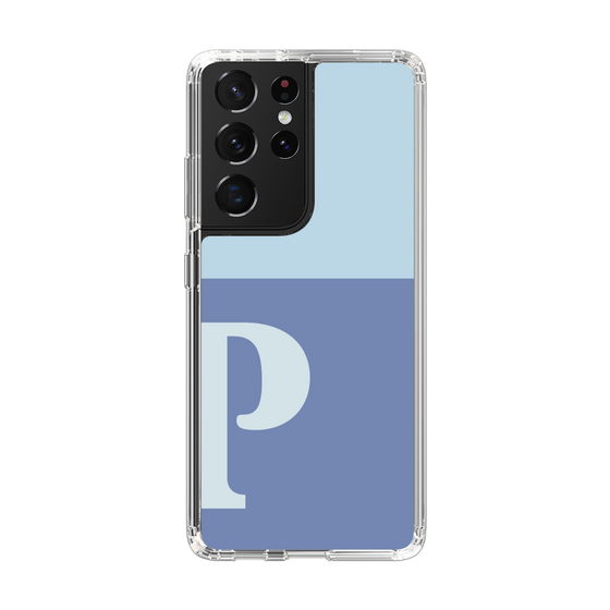 Slim Protection Case［ Original - initial two tone - P blue ］