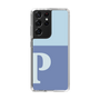 Slim Protection Case［ Original - initial two tone - P blue ］