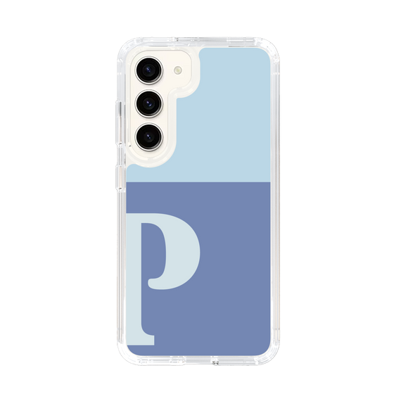 Slim Protection Case［ Original - initial two tone - P blue ］