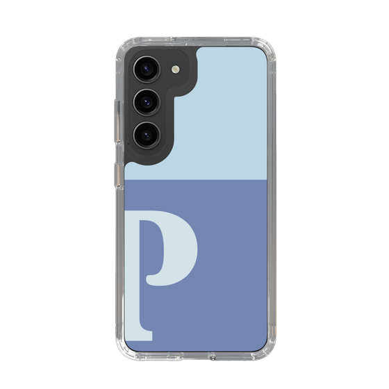 Slim Protection Case［ Original - initial two tone - P blue ］