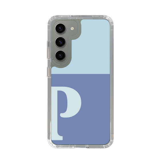 Slim Protection Case［ Original - initial two tone - P blue ］