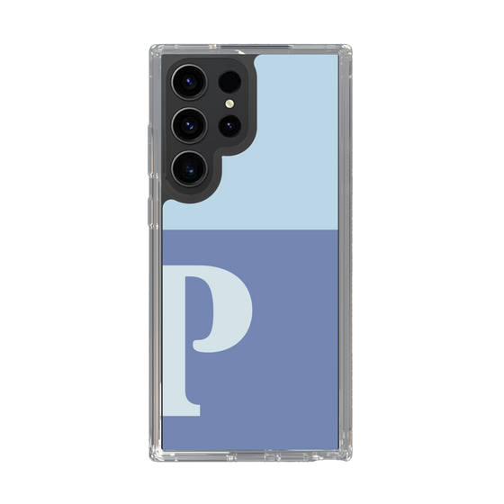 Slim Protection Case［ Original - initial two tone - P blue ］