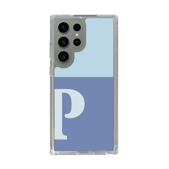 Slim Protection Case［ Original - initial two tone - P blue ］