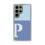Slim Protection Case［ Original - initial two tone - P blue ］
