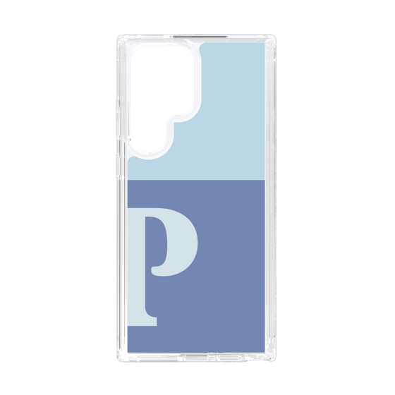 Slim Protection Case［ Original - initial two tone - P blue ］