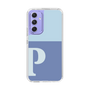 Slim Protection Case［ Original - initial two tone - P blue ］