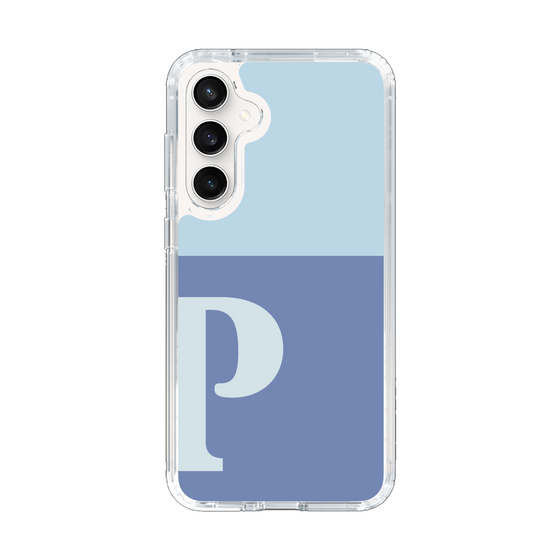 Slim Protection Case［ Original - initial two tone - P blue ］
