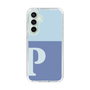 Slim Protection Case［ Original - initial two tone - P blue ］