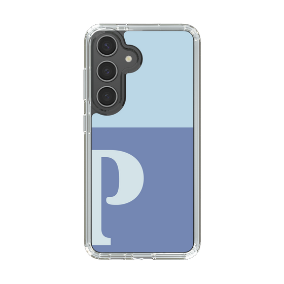 Slim Protection Case［ Original - initial two tone - P blue ］