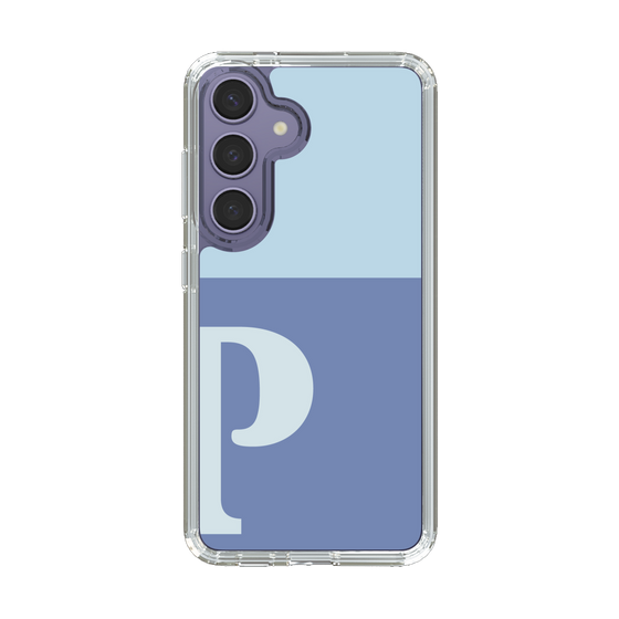 Slim Protection Case［ Original - initial two tone - P blue ］