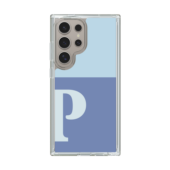 Slim Protection Case［ Original - initial two tone - P blue ］