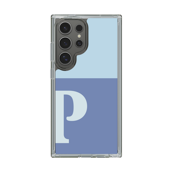 Slim Protection Case［ Original - initial two tone - P blue ］