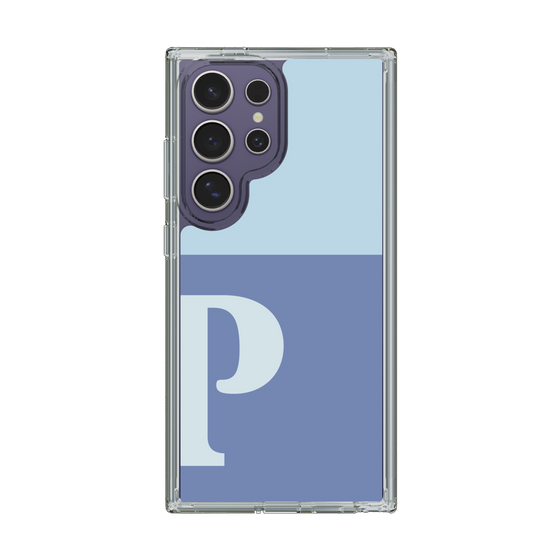 Slim Protection Case［ Original - initial two tone - P blue ］
