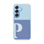 Slim Protection Case［ Original - initial two tone - P blue ］