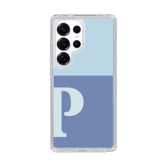 Slim Protection Case［ Original - initial two tone - P blue ］