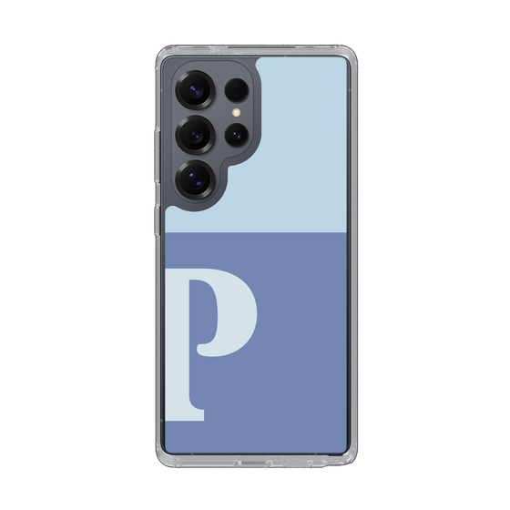 Slim Protection Case［ Original - initial two tone - P blue ］