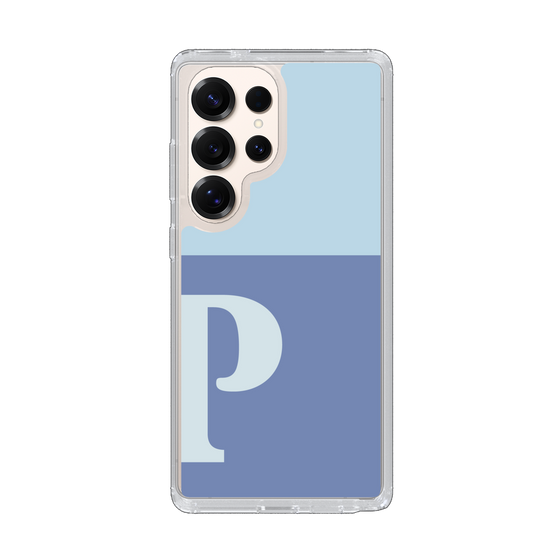 Slim Protection Case［ Original - initial two tone - P blue ］