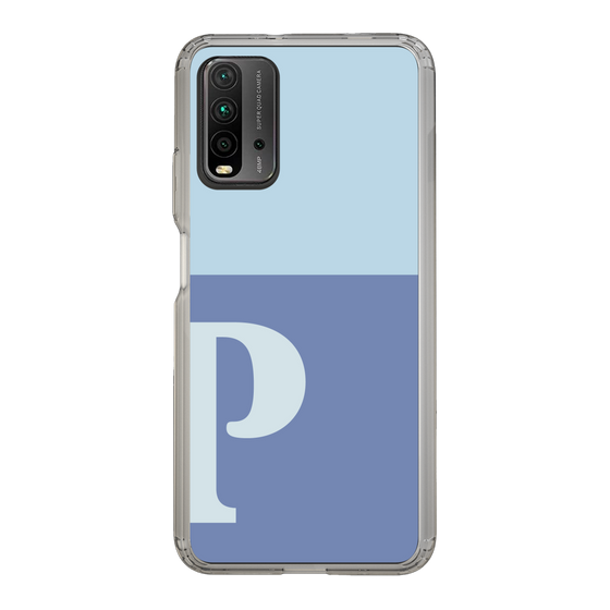 Slim Protection Case［ Original - initial two tone - P blue ］