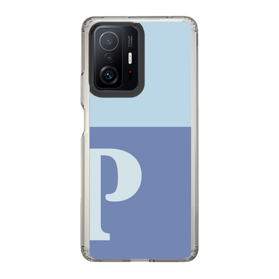 Slim Protection Case［ Original - initial two tone - P blue ］