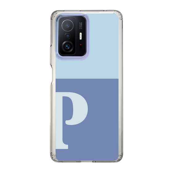 Slim Protection Case［ Original - initial two tone - P blue ］