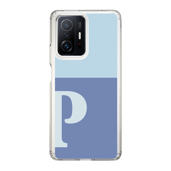Slim Protection Case［ Original - initial two tone - P blue ］